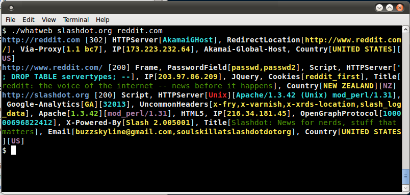 whatweb-usage